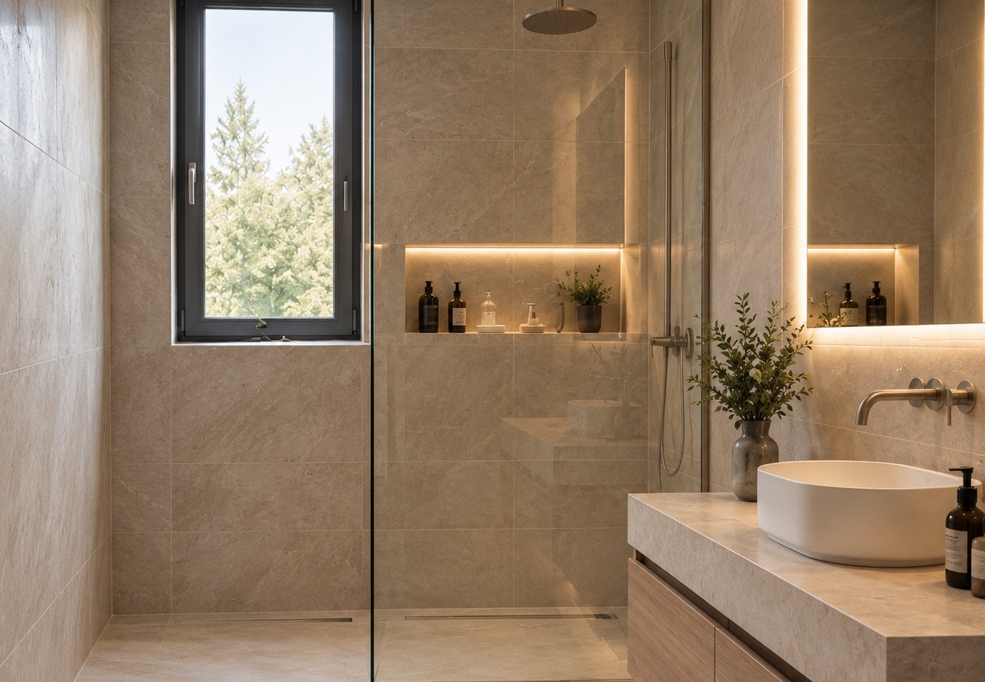 Bathroom after renovation