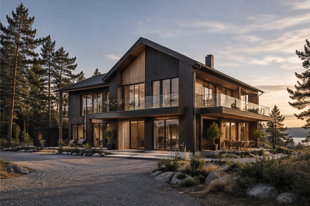 Completed home